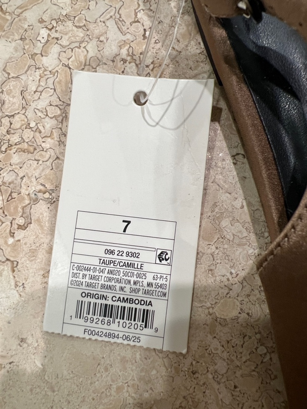 A New Day pointed toe bow flats size 7 NWT - Picture 2 of 5